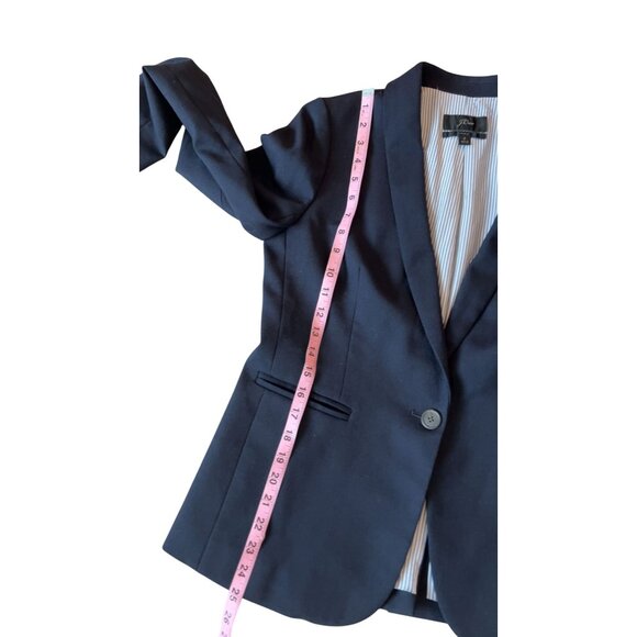 J. Crew Blue Wool‎ Parke Blaze Size 2 - Picture 7 of 10